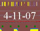 Satellite tracker dated 4th November 2007