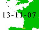 Satellite tracker dated 13th November 2007
