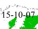 Satellite tracker dated 15th October 2007