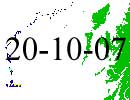 Satellite tracker dated 20th October 2007
