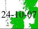 Satellite tracker dated 24th October 2007