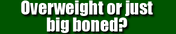 Overweight or just big boned?
