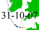 Satellite tracker dated 31st October 2007