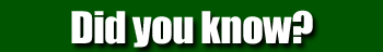 Did you know...