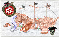 brand new pirate-themed play area