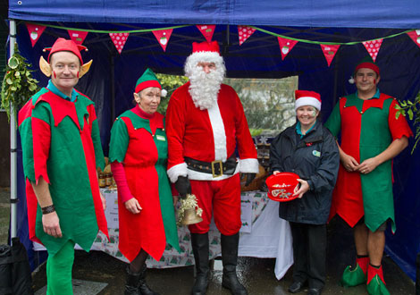 Father Christmas and his Ponies