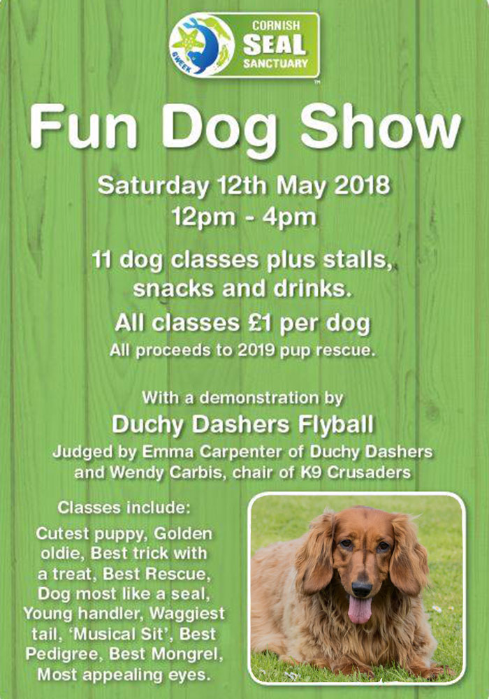 Fun Dog Show with Classes for All : Saturday 12th May 2018