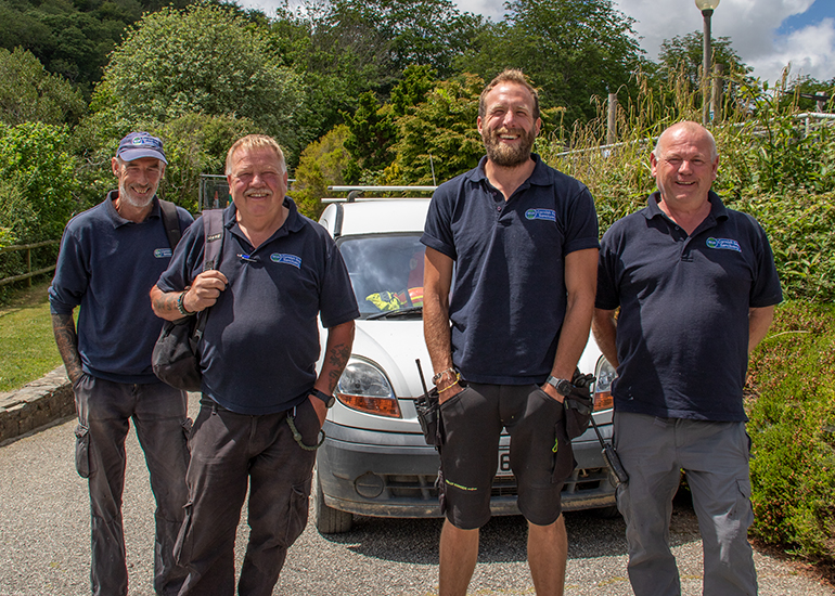 Jez, Randy, Craig and Richard