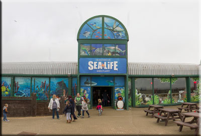 Front of Hunstanton Sea Life Sanctuary