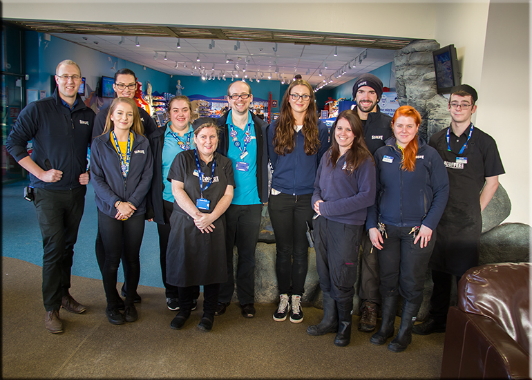 Jessica-Jane Applegate MBE visits the Hunstanton SEA LIFE Sanctuary on 26th November 2016