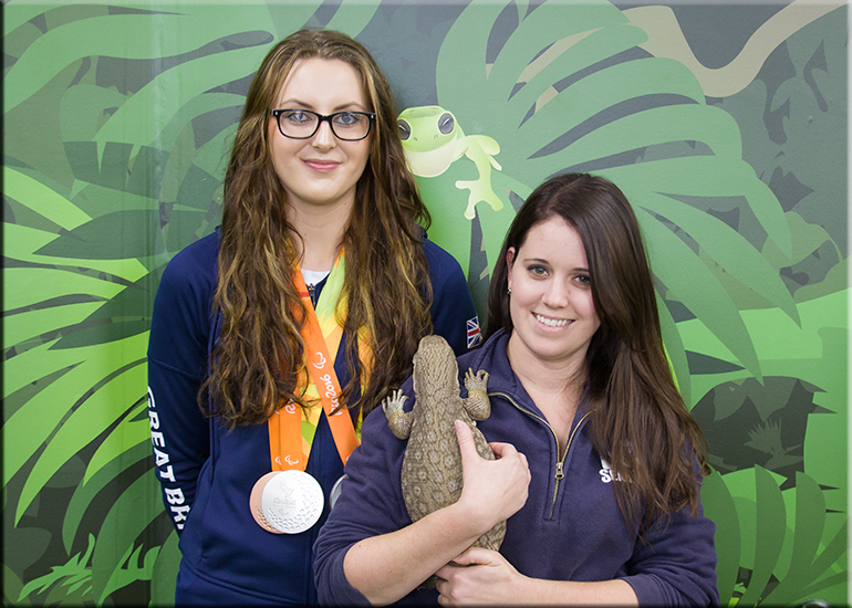 Jessica-Jane Applegate MBE visits the Hunstanton SEA LIFE Sanctuary on 26th November 2016