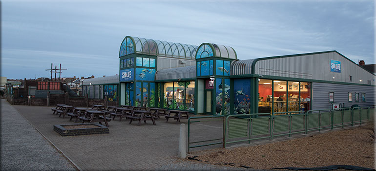 Front of Hunstanton Sea Life Sanctuary