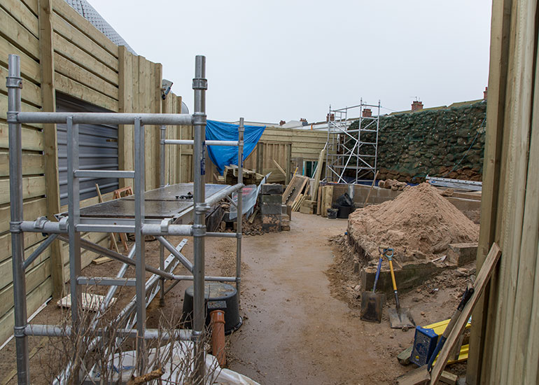 Penguin Exhibit Refurbishment - photo taken on 20th January 2018