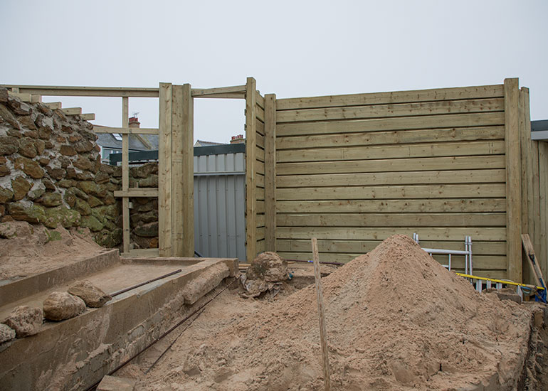 Penguin Exhibit Refurbishment - photo taken on 20th January 2018