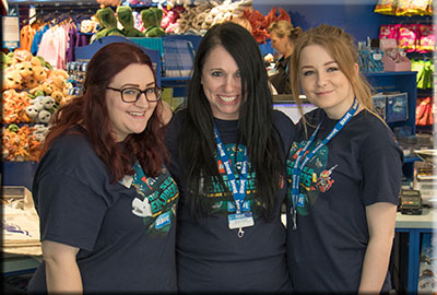 Front of House ladies on reception
