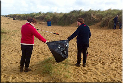 beach clean 2014