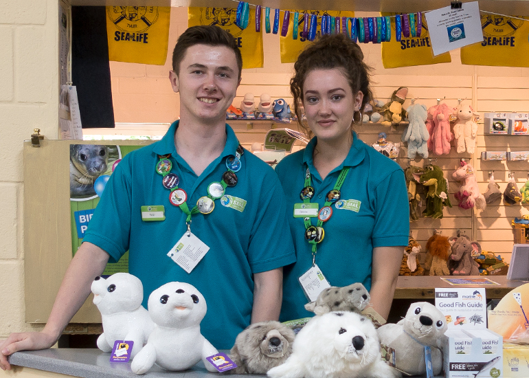 Will and Becca, part of the Front of House team
