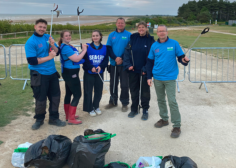 Beach Clean Day at Hunstanton
