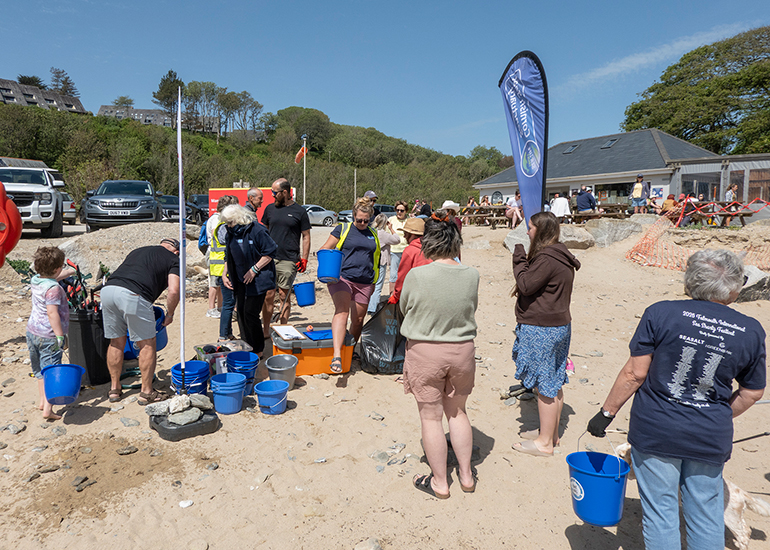 Beach Clean at Maenporth Beach