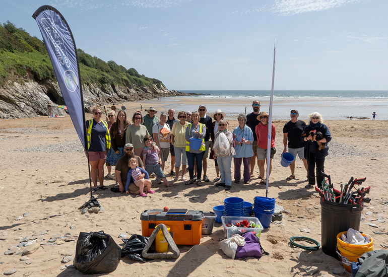 Beach Clean at Maenporth Beach