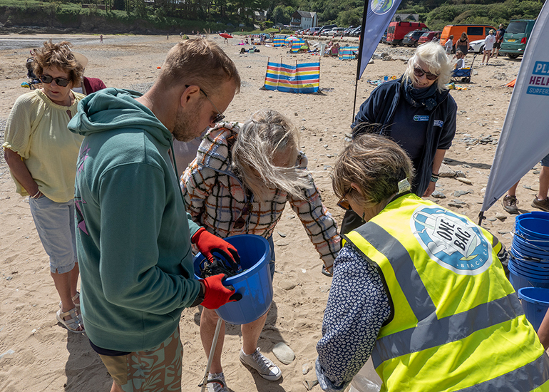 Beach Clean at Maenporth Beach
