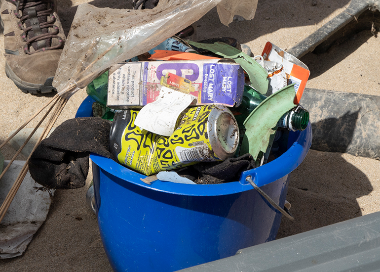 Beach Clean at Maenporth Beach