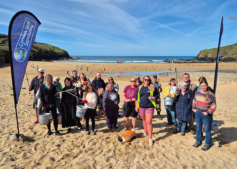 Beach Clean at Poldhu Cove