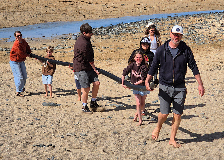 Beach Clean at Poldhu cove