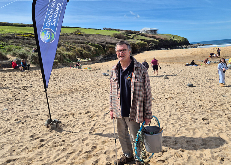 Beach Clean at Poldhu cove