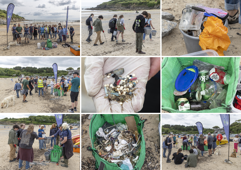 World Oceans Day - beach clean at Maenporth on 8th June 2025