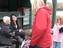 Pirate FM's girlband 'Eden' signing autographs