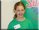 Our Winner! Molly sparkles at Junior Sea Life Conference