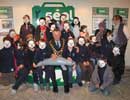 The Mayor & Mayoress of Helston and Sarah Vine, the sanctuary's Attraction Manager with the children during the official opening of the Seal Rescue Centre