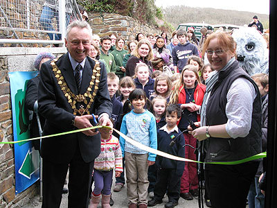 The Mayor of Helston officially opens the Seal Rescue Centre on 20th March 2008