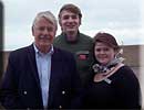 Former Prime Minister Sir John Major with Anya and Rob