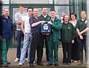 This photo was taken after our defib training session in October 2008