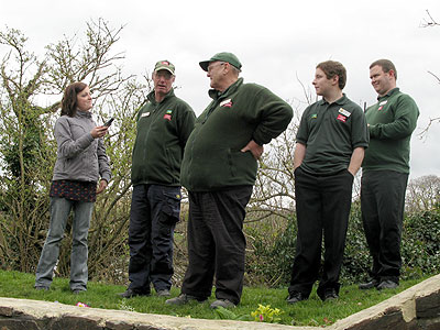 Nigel, Malcolm, Christian and Paul