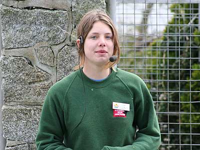 Amy, one of the Animal Care Team
