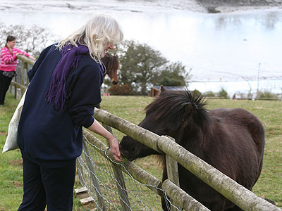 Joyce, our Website Editor, with Muffin